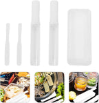 SHINEOFI Shrimp Ball Maker Set with Meatball Molds and Scoop, Large White Hot Pot Kitchen Tool for DIY Shrimp and Meat Ball Making, Reusable Cooking Gadget for Home and Restaurant Use