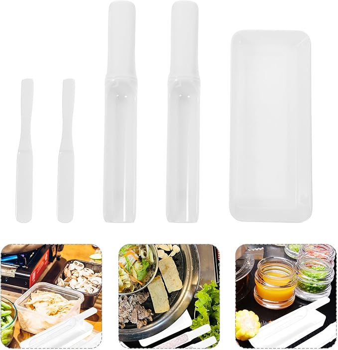 SHINEOFI Shrimp Ball Maker Set with Meatball Molds and Scoop, Large White Hot Pot Kitchen Tool for DIY Shrimp and Meat Ball Making, Reusable Cooking Gadget for Home and Restaurant Use