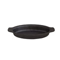 Browne Foodservice THERMALLOY Cast Iron Oval Au Gratin 5 Inch x 12.7 cm Preseasoned
