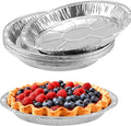 9 Inch Pie Pans Disposable (12 Pack) - Heavy-Duty Aluminum Foil Pie Tins, Standard Baking Tin Plates for Pies, Quiches, Desserts, Oven Safe & Easy Cleanup