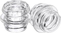 2 Pack Coffee Percolator Glass Top Replacement, Clear Coffee Filter Glass Knob for Electric and Stove Pots, Heat-Resistant Percolator Parts Camping Accessories for Coffee Filter and Makers