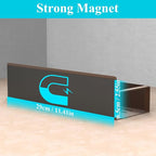 HuggieGems 6 Pack Magnetic Spice Storage Rack Organizer for Refrigerator and Oven, Bronze Fridge Organizers and Storage