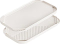 Nonstick Griddle Grill Pan - 19.5" x 11" Reversible Griddle Pan for Stove Top, Grill, or Campfire, Two Burner Cast Aluminum Grill, Rectangular Baking Flat and Ribbed Griddle Plate, Beige