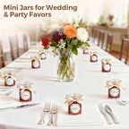 ComSaf 8oz Glass Jars with Airtight Lids (Value Pack of 12), Bulk Cylindrical Jelly Jars for Complete Pantry Organization, 240ml Small Canisters for Sourdough Discard, Spices, Crafts & More