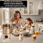 50oz Nut Milk Maker & Grinders, 10-in-1 Soy, Almond, Oat & Rice Milk Maker with 12 Stainless Steel Blades, Vegan Blender with Delay Start, Boil Water & Easy Self-Cleaning