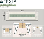FEXIA Sage Green Table Runner 90 Inches Long with Tassels Boho Macrame Farmhouse Table Runners for Home Decor Party Bohemian Rustic Bridal Shower Dining Decor (12x90 Inches)