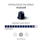 Nespresso Capsules Original Line, Kazaar, Dark Roast Coffee, 50 Count Coffee Pods