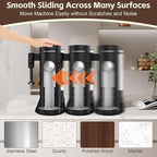 Sliding Mat for Ninja Single Serve Coffee Maker PB051 & PB041, Smooth Glide with Anti-Slip Base, with Hanging Strap, Clean Easily, Protects Kitchen Countertop, Sturdy Mat for Ninja PB051 and PB041