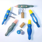 Platypus Multi-Function Bottle Opener - Magnetic Fridge Tool with Can and Premium Wine Opener, Durable Metal and ABS Plastic Design for Kitchen, Bar, or Home 2Pack