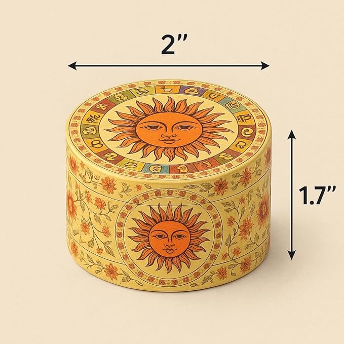 Spice Grinder, Manual Pepper Mill, Adjustable Metal Grinders, Essential for Kitchen (Day Sun)