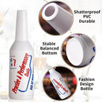 SuproBarware Flair Bottles Practice Set of 3 Bartender Practice Bottle 25oz/750ml Flair Bartending Kit Performance Training Bar Liquor White Decorative Shaker for Bar Pub Wine Cocktail