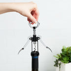 True Soar Winged Corkscrew Wine Opener, Multi-Purpose Bottle Opener for Beer and Soda, Stainless Steel with Chrome Finish, Easy to Remove Cork for Bartenders, Home Bar, Kitchen, Set of 1, Black