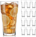 Libbey Gibraltar DuraTuff Iced Tea Glasses Set of 12, 22 Oz Durable Restaurant Style Drinking Glass Cups, Drinkware Set for Family Gatherings, Parties