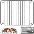 Countertop Toaster Oven Accessories for BLACK DECKER 4 Slice Extra Wide Convection Toaster Oven, 10.75×8.27 IN Stainless Steel Toaster Oven Replacement Parts Baking Rack Wire Rack
