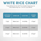 AROMA® Rice Cooker, 3-Cup (Uncooked) / 6-Cup (Cooked), Small Rice Cooker, Oatmeal Cooker, Soup Maker, Auto Keep Warm, 1.5 Qt, White, ARC-363NG