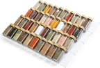 Suneerplay Spice Drawer Organizer 8 Tier, Acrylic Seasoning Organizer Rack, Clear Spice Rack Tray, Kitchen Seasoning Jars Drawers Insert (Jars Not Included/Expandable From 13" to 26")
