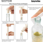 WOTOR Wine Stoppers Vacuum, Silicone Wine Saver & Preserver, Reusable Bottle Sealer, Keep Fresh (Cream, 12 Pieces)