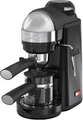 Brentwood GA-135BK Espresso and Cappuccino Maker, 4 Servings, Black