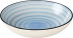 Elama Gia 24 Piece Stoneware Dinnerware Set (Light Blue)