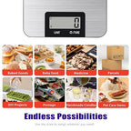 Food Kitchen Scale High-Precision Digital Scale Accurate Weighing for Baking & Cooking Enthusiasts (Shiny Green)