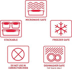 Sistema Heat & Eat Microwaveable Rice Cooker & Food Container Set with Steam Release Vents, Microwave Rice Cooker & Round Food Storage Container, Dishwasher & Freezer-Safe, BPA-Free