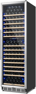 ORYMUSE 200 Bottle Dual Zone Wine Fridge - 24 Inch Large Wine Cooler Refrigerator, Freestanding and Built-in Design, Upgraded Compressor Cooling, Intelligent Temperature Memory