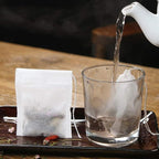 200 Pcs Disposable Tea Bags for Loose Leaf Tea, Empty Tea Bags for Loose Tea with Drawstring, Natural Tea Filter Bags