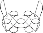 Instant Pot Official Stainless Steel Wire Egg Racks, Set of 2 – Ideal for 6-Quart & 8-Quart Cookers, Ideal for Hard or Soft-Boiled Eggs, Multi-Use Tray for Cooling, Decorating, and Serving