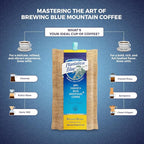 Plantation Blue 100% Blue Mountain Coffee from Jamaica, Medium Roasted Whole Beans (12oz)