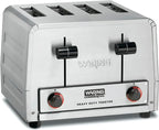 Waring Commercial WCT800RC 4-Slice Heavy Duty Commercial Pop-Up Toaster, 120V, 1800W, 5-15 Phase Plug