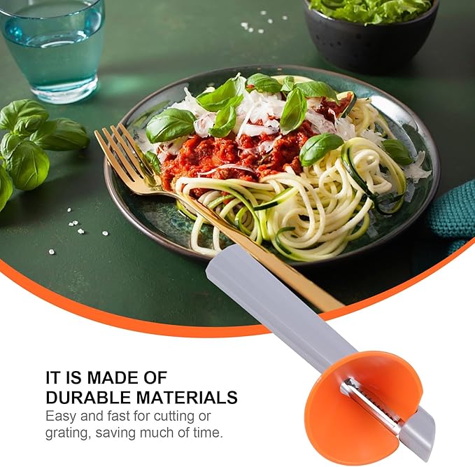 Multifunctional Peeler and Coarse Grater 3-in-1 Cooking Tool with Plastic Handle for Fruit and Vegetable Peeling, Slicing, and Shredding, Suitable for Salad Preparation