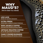 Maud's Dark Roast Coffee Pods, 100ct, Recyclable Single Serve Pods – 100% Arabica Coffee, Compatible with Keurig K Cups Maker