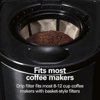 Hamilton Beach Permanent Gold Filter, Fits Most 8 to 12-Cup Coffee Makers (80675R)