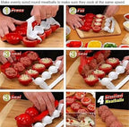 Meatball Maker, 2 PCS Meat Balls Fish Balls Kitchen Homemade Stuffed Meatballs Maker Home Cooking Tools Kitchen Accessories DIY Cooking Tools