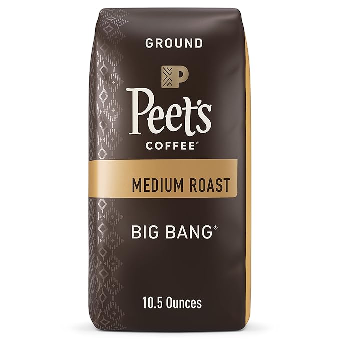 Peet's Coffee, Medium Roast Ground Coffee - Big Bang 10.5 Ounce Bag