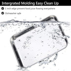 Baking Sheet Set of 5, Bastwe 18 inch Commercial Grade Stainless Steel Baking Pan, Professional Bakeware Oven Tray, Healthy & Non-toxic, Rust Free & Mirror Finish, Easy Clean & Dishwasher Safe