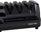 Chef’s Choice Professional Electric Knife Sharpeners AngleSelect for 15- and 20-Degree Straight-Edge and Serrated Knives with Diamond Abrasives & Precision Angle Control, 2-Stage, Black