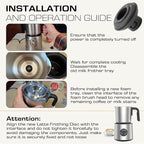 BMF600XL Latte Frothing Disc for Breville Milk Cafe - Milk Frother Plate Replacement Coffee Machine Accessories Part #BMF600XL - Fixes Milk Frothing Problems