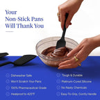 GIR: Get It Right 5-Piece Silicone Ultimate Kitchen Utensils Set - Ladle, Spatula, Flip, Spoon & Spoonula - Non-Toxic Cooking Utensils for Nonstick Cookware, Cooking and Baking - Black