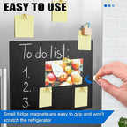 LOVIMAG Fridge Magnets 40Pcs Refrigerator Whiteboard Small Strong Magnet Classroom Kitchen Accessories Decorative Locker Set Decor Must Haves Office Calendar Refrigerador Magnetic Cute Crafts Gold