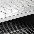 Commercial Conveyor Toaster 300 Slices/Hour 1900W Heavy Duty Stainless Steel Electric Conveyor Toaster with Three Baking Modes and Temp & Speed Control for Home Restaurants Bakery Use