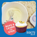 BāKIT Box Persian Love Cupcakes Baking Kit for Kids – Global Cultural Baking Activity Set with Recipe, Booklet & Premium Ingredients – Includes Rose Water, Cardamom & Pistachios – Ages 7–14