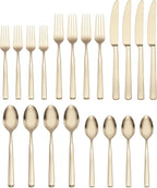 Oneida 897336 Ryder Satin Champagne 20-Piece Flatware Set