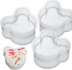 3 Pack Rice Ball Mold, Sushi Mold Diy Sushi Cooking Tools For Japanese Boxed Meal Children Bento,Kitchen Tools Sushi Plates Rice Ball Mold Non Stick Sushi Rice Making Kit (Transparent, Bear)