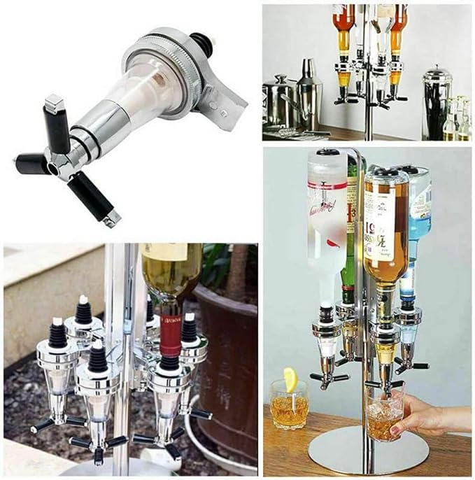 8 Piece 30ml Liquor Dispenser Bar Optic Spirit Measure Pub Dispenser Drink Spirit Wine Cocktail Pourers Bar Tool