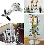 8 Piece 30ml Liquor Dispenser Bar Optic Spirit Measure Pub Dispenser Drink Spirit Wine Cocktail Pourers Bar Tool