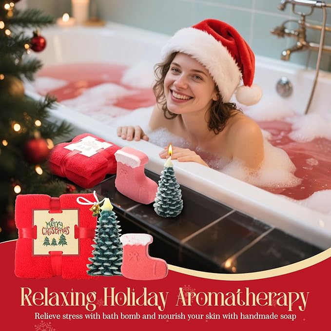 Christmas Gifts for Women 2025 - Christmas Gift Baskets for Women Mom Wife Grandma Daughter Sisters Girlfriend Friends Coworkers Teacher Nurse Her, Christmas Gift Sets Christmas Gifts Boxes for Her