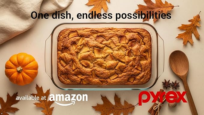 Pyrex 234 4qt Basics Glass 3.79L Baking Dish - Made in the USA