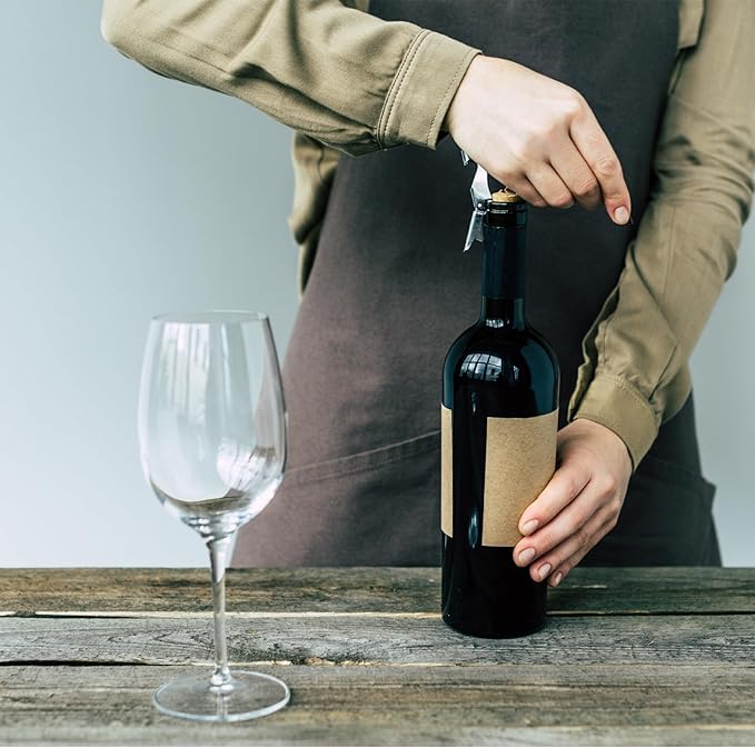 12 Pieces Professional Waiter Corkscrew Wine Openers,Red Wine Keys Opener Stainless Steel Hinges Serrated Foil Cutter for Restaurant Waiters, Sommelier, Bartenders (Red)