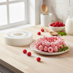 Raspberry Mold Silicone, 3D Berry Shaped Cake Pop Molds for Baking, Realistic Raspberry Rings Mousse Mold for Chocolate, Candy, Fondant, Soap Making, Non-Stick Easy Release Pastry Decorating Tool